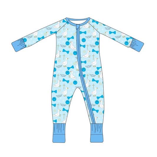 Blue Silly Goose Zippie