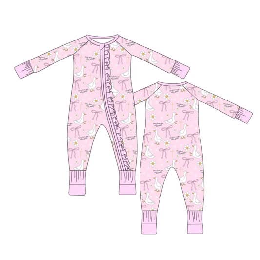 Pink Silly Goose Zippie