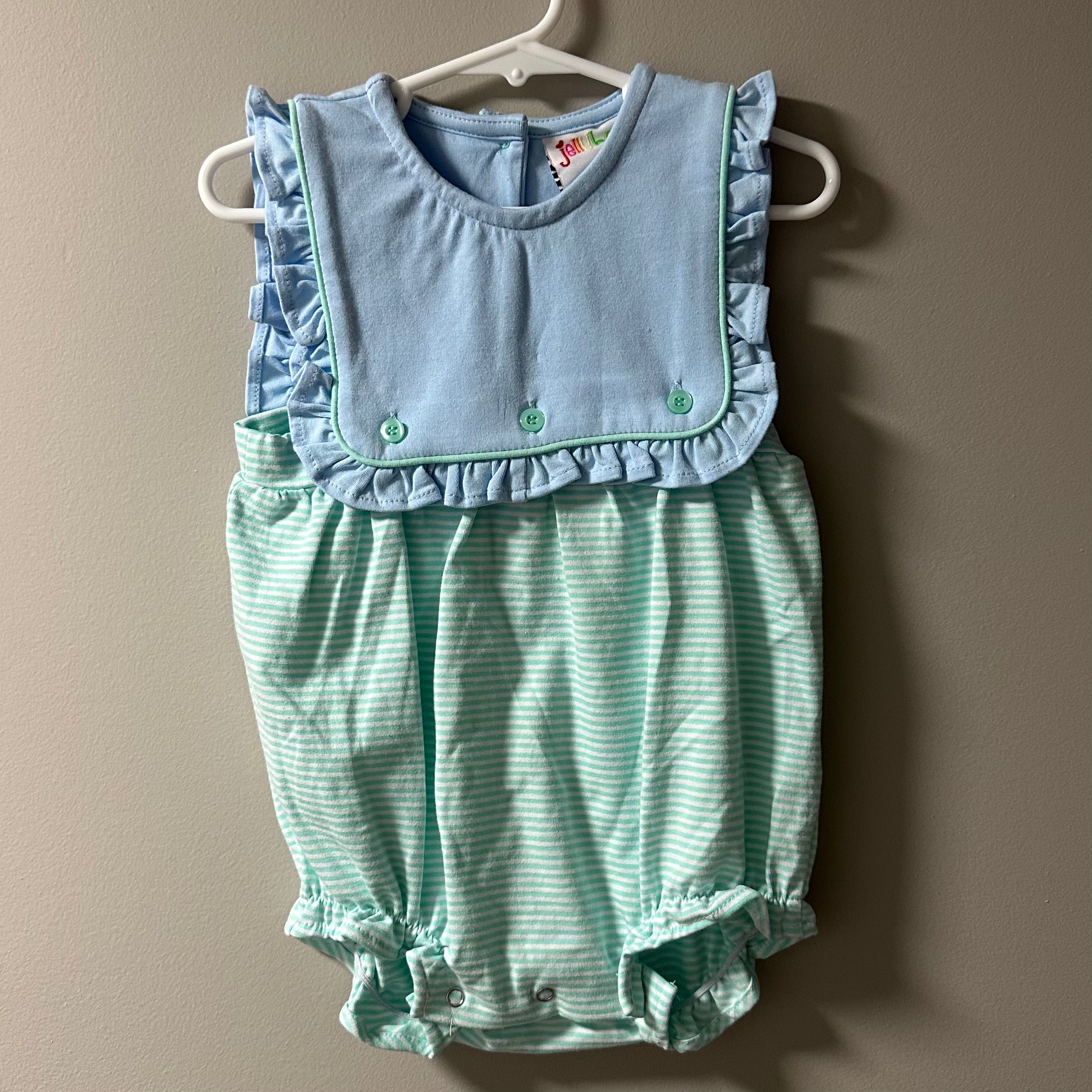 Jellybean Mint/Blue Bubble