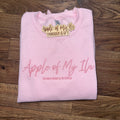 Apple of My Ila Embroidered Logo Crew