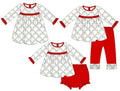 Christmas Trellis Legging Set