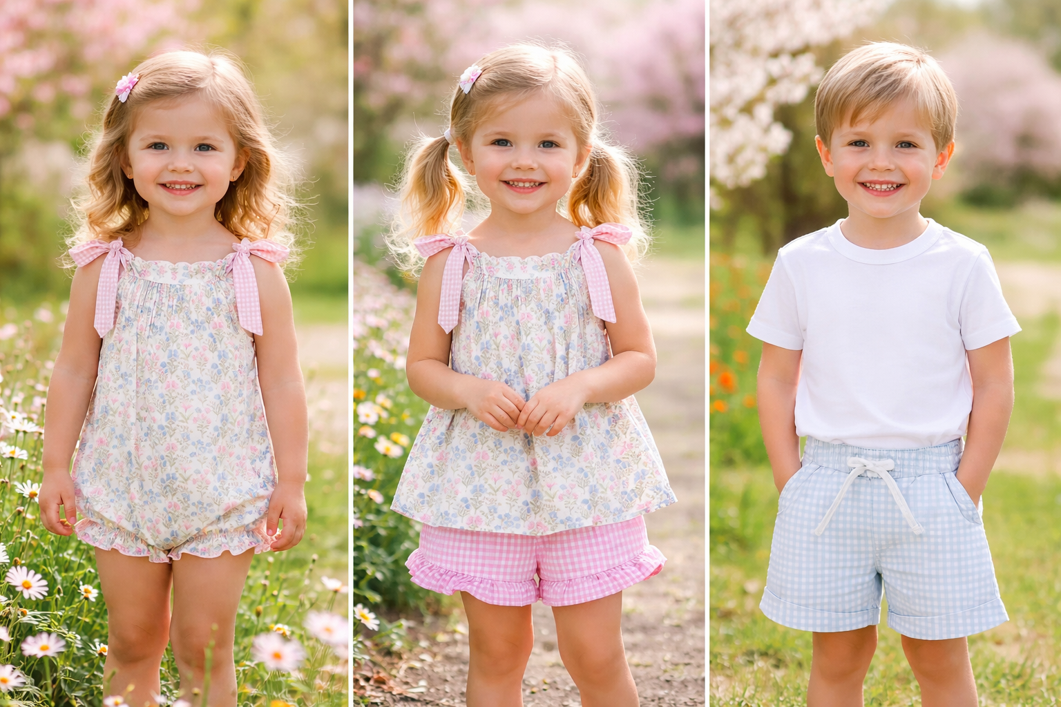 Gingham Garden Bubble